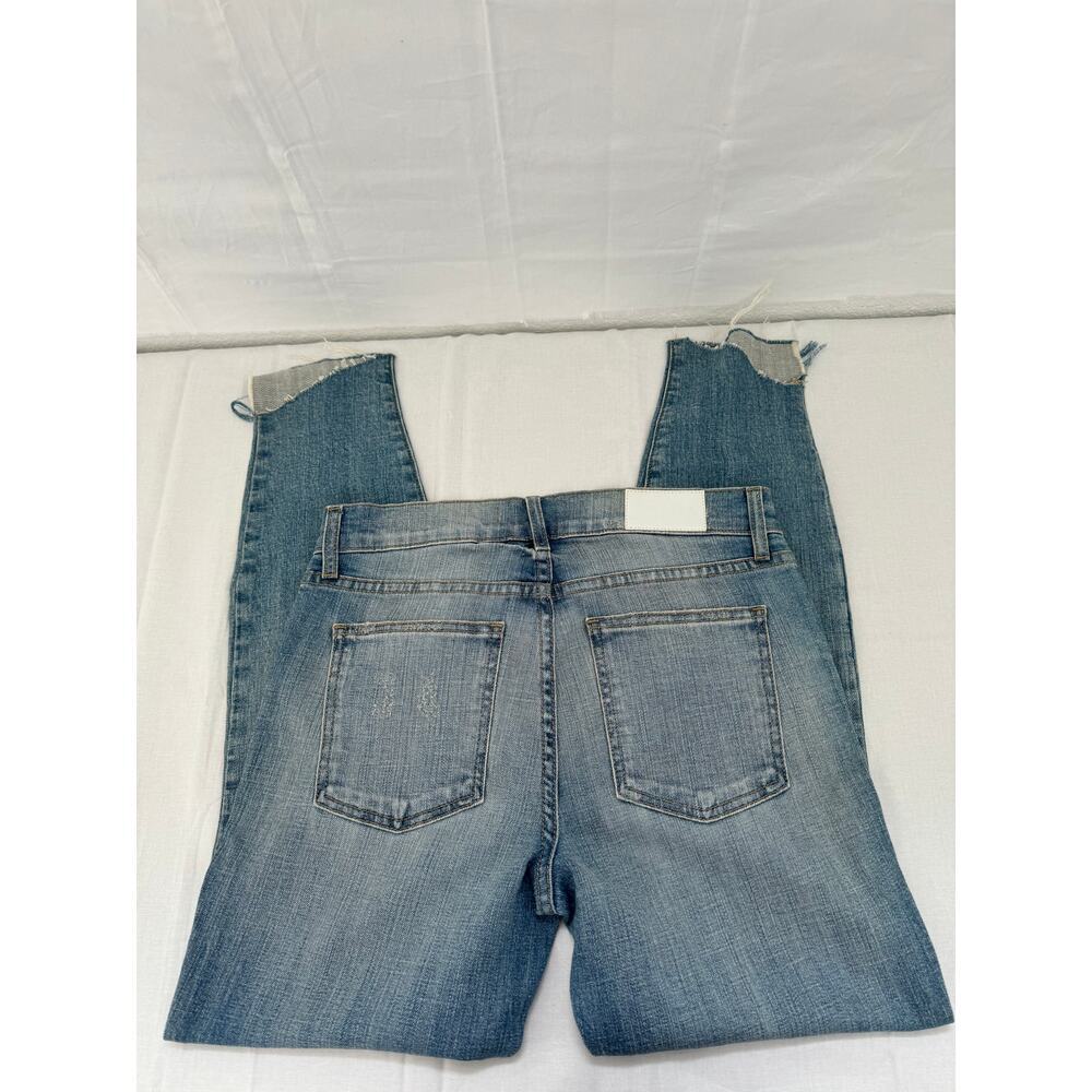 Pistola Women's Distressed Skinny Jeans Size 27 Blue Denim Raw Hem - Picture 5 of 7